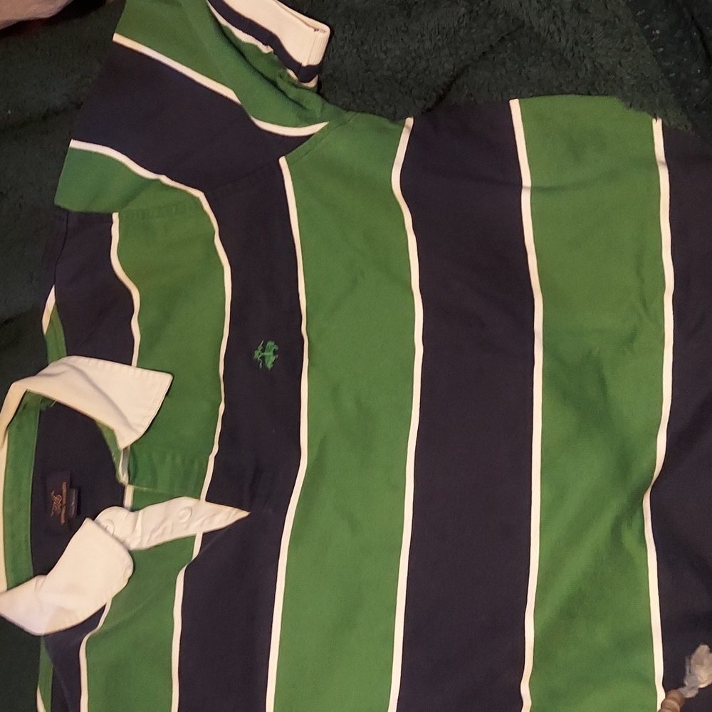 Very cool "preppy" retro rugby inspired polo by 346 brooks brothers
